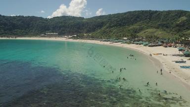 海景海滩海菲律宾吕宋岛